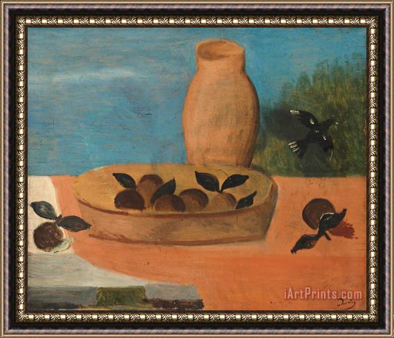 Andre Derain Nature Morte Aux Fruits Framed Painting