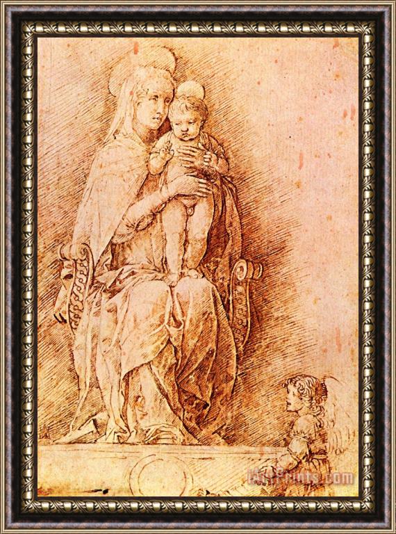 Andrea Mantegna Madonna And Child Framed Painting