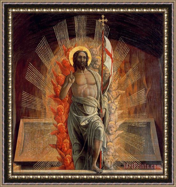 Andrea Mantegna Resurrection Framed Painting