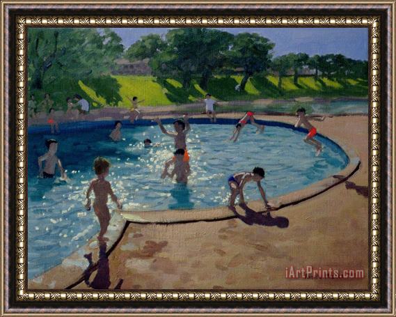 Andrew Macara Swimming Pool Framed Print