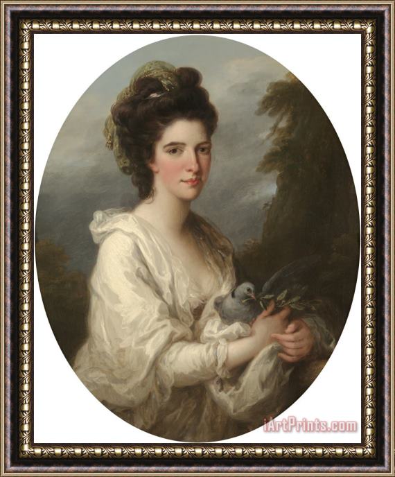 Angelica Kauffmann Isabella Hunter Framed Painting