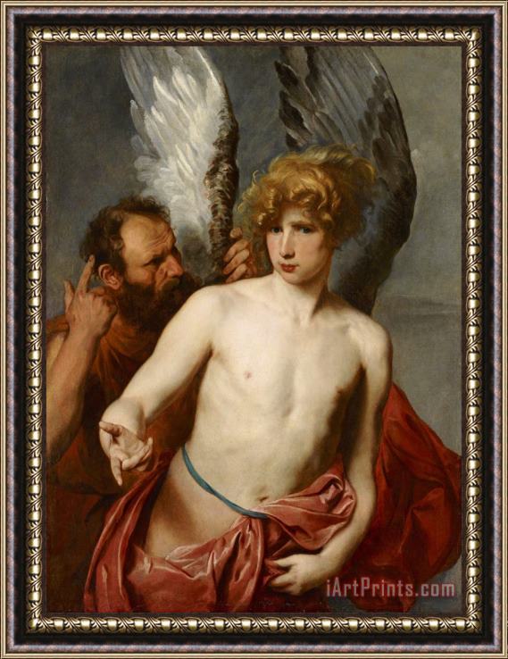 Anthonie Van Dyck Daedalus And Icarus Framed Print