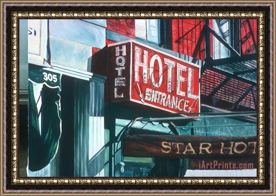 Anthony Butera Star Hotel Framed Painting