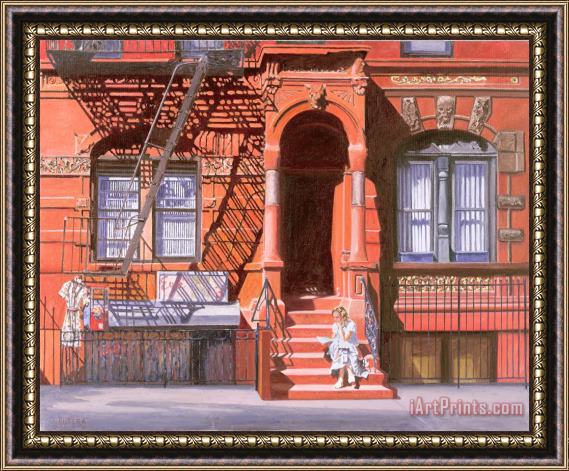 Anthony Butera Sunday Afternoon East 7th Street Lower East Side Nyc Framed Print