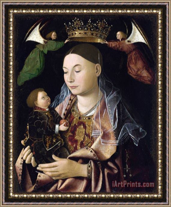 Antonello da Messina Salting Madonna Framed Print