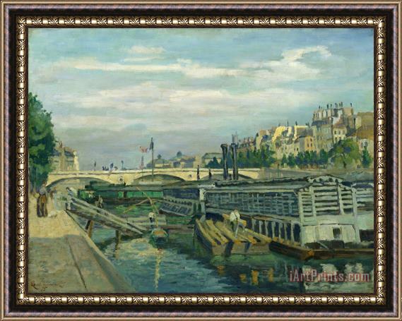 Armand Guillaumin The Bridge of Louis Philippe Framed Print