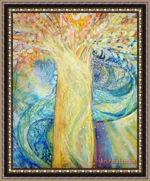 Ashleigh Dyan Moore Tree of Light Framed Painting
