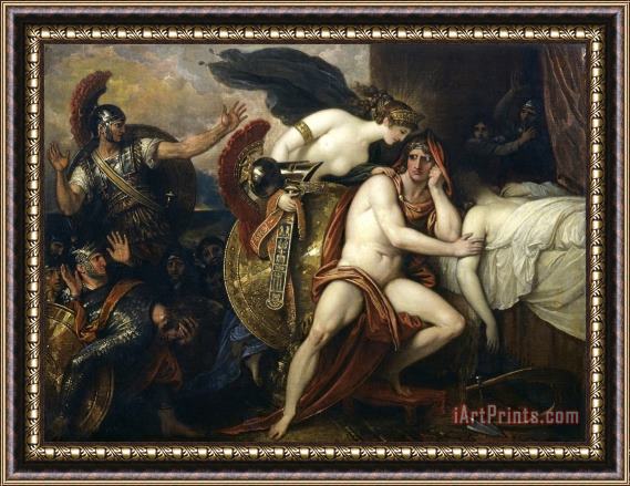 Benjamin West Thetis Bringing Armor to Achilles Framed Painting