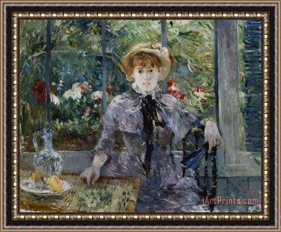 Berthe Morisot After Lunch Framed Painting