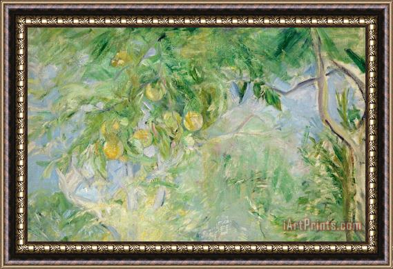 Berthe Morisot Orange Tree Branches Framed Print