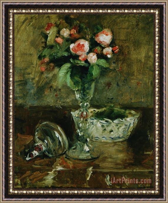 Berthe Morisot Roses Framed Print