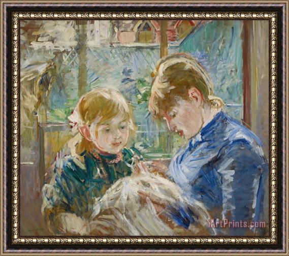 Berthe Morisot The Artists Daughter Framed Painting