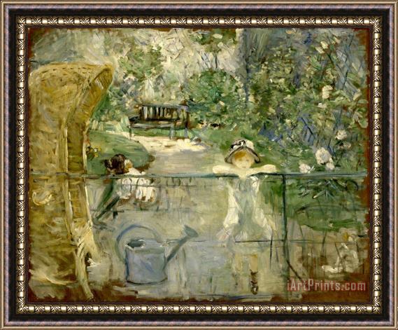 Berthe Morisot The Basket Chair Framed Painting