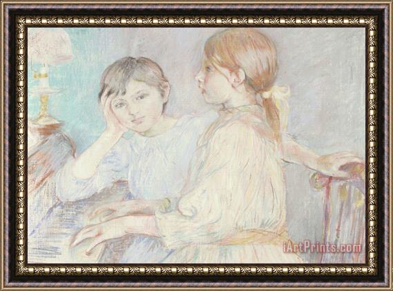 Berthe Morisot The Piano Framed Painting