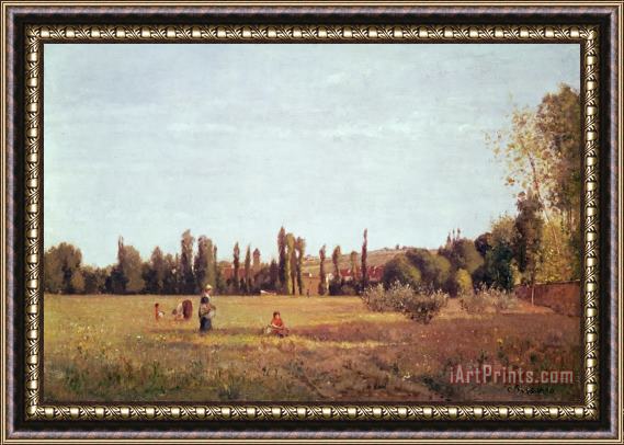 Camille Pissarro La Varenne de St. Hilaire Framed Print
