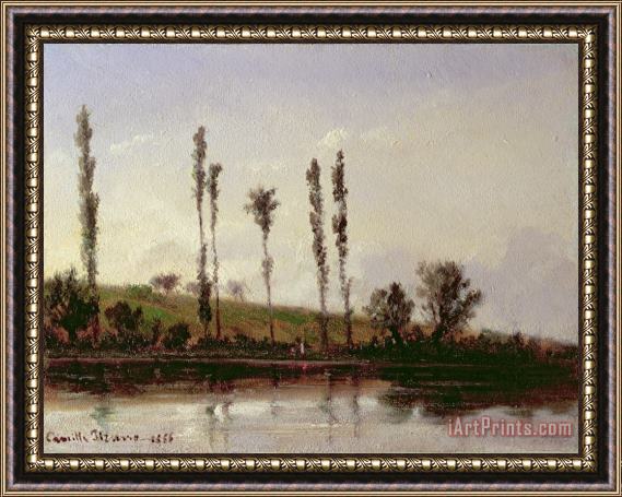 Camille Pissarro On the Outskirts of Paris Framed Print