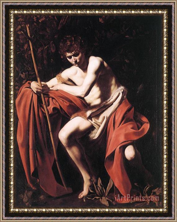 Caravaggio St John Baptist Framed Print