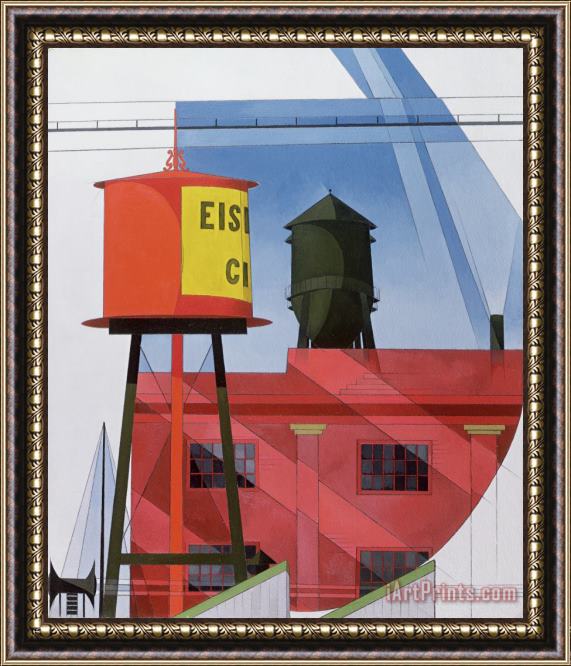 Charles Demuth Buildings Abstraction Framed Print