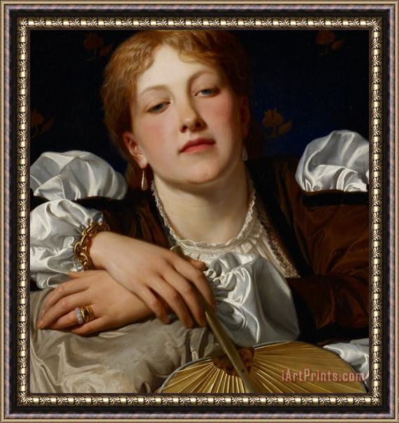 Charles Edward Perugini I Know A Maiden Fair To See Framed Print