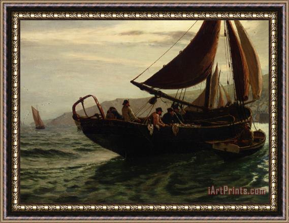 Charles Napier Hemy The Trawler Framed Print
