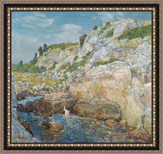 Childe Hassam Northeast Gorge at Appledore Framed Print
