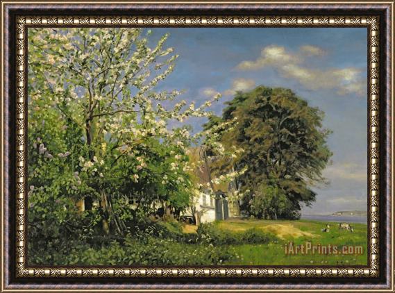 Christian Zacho Spring Blossom Framed Painting