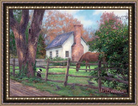 Chuck Pinson Where Time Moves Slower Framed Painting