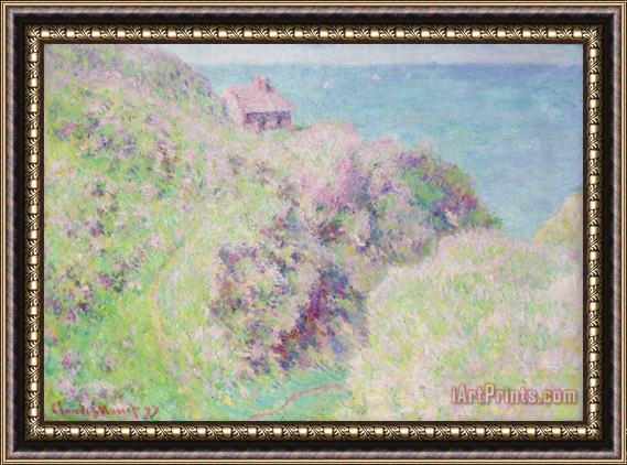 Claude Monet Customs House At Varengeville Framed Painting