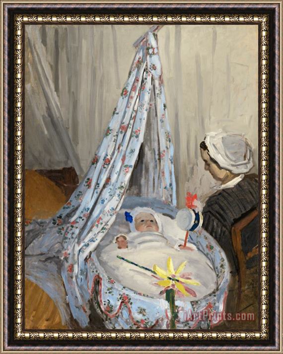 Claude Monet The Cradle Framed Print
