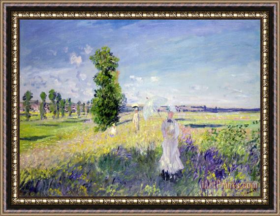 Claude Monet The Walk Framed Painting