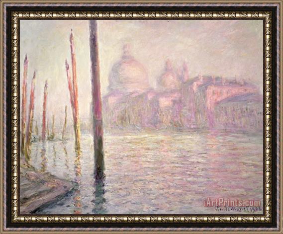 Claude Monet View of Venice Framed Painting