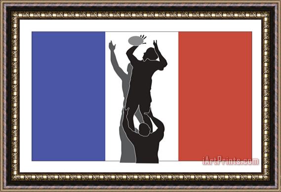 Collection 10 Rugby France Framed Print