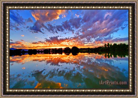 Collection 14 Cloud Reflections Framed Painting