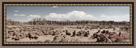 Collection 6 Goblin Valley Desert Large Panorama Framed Painting