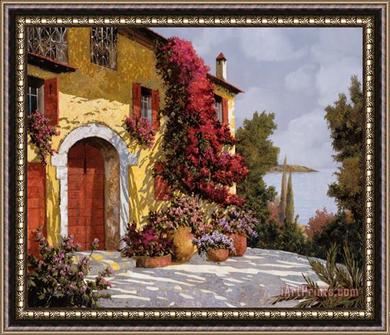 Collection 7 Bouganville Framed Painting