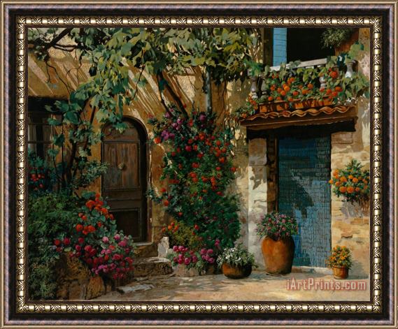 Collection 7 Il Giardino Francese Framed Print
