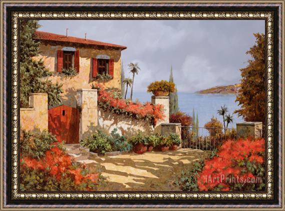 Collection 7 Il Giardino Rosso Framed Painting