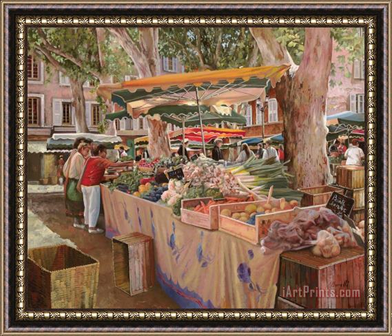 Collection 7 Mercato Provenzale Framed Print