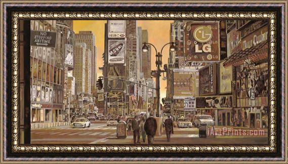 Collection 7 Times Square Framed Print