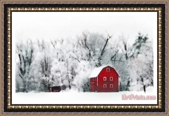 Collection 8 Country winters Framed Painting