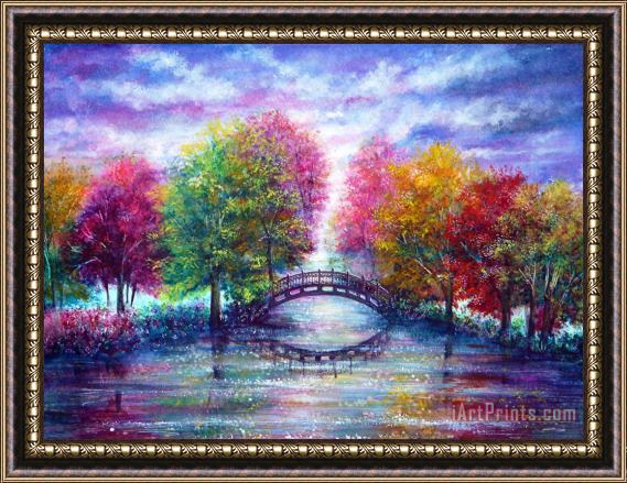 Collection 9 A Bridge To Cross Framed Painting