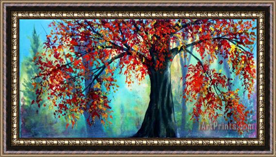 Collection 9 Autumn Leaves Framed Painting