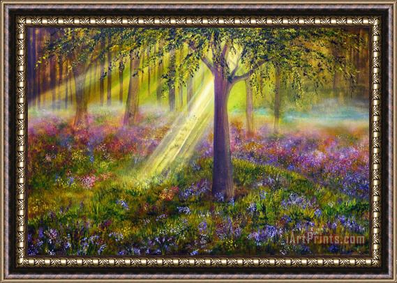 Collection 9 Bluebell Woods Framed Painting