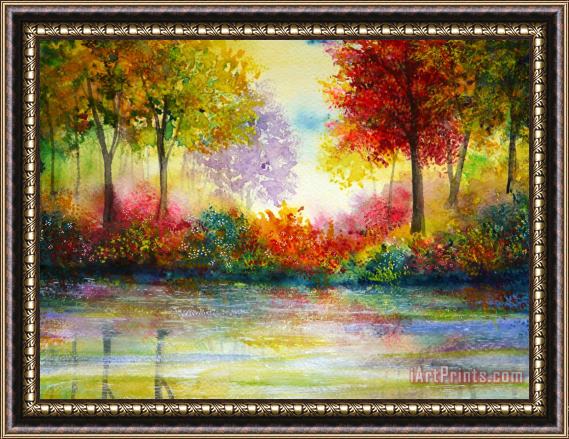 Collection 9 Colours Of Time Framed Painting