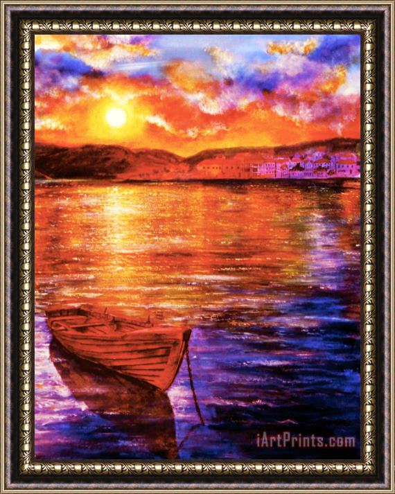 Collection 9 Enchanted Evening Framed Painting