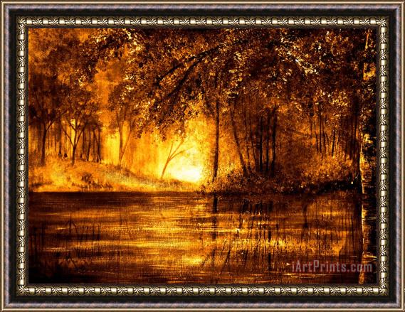 Collection 9 Evening Reflections Framed Painting