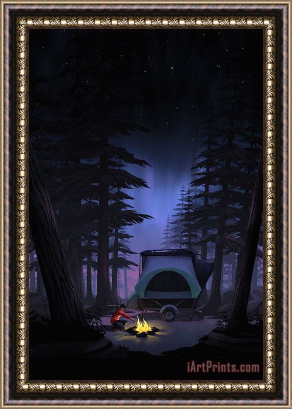 Collection Camper Framed Painting