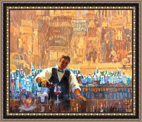 Collection Many Cheers Framed Painting