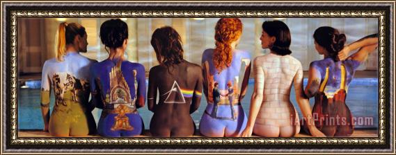 Collection Pink Floyd Back Covers Framed Print