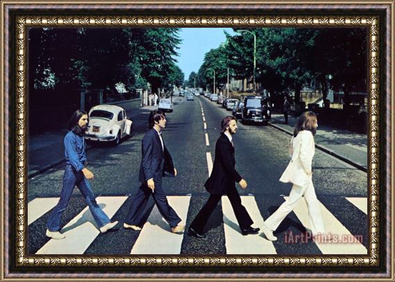 Collection The Beatles Abbey Road III Framed Painting